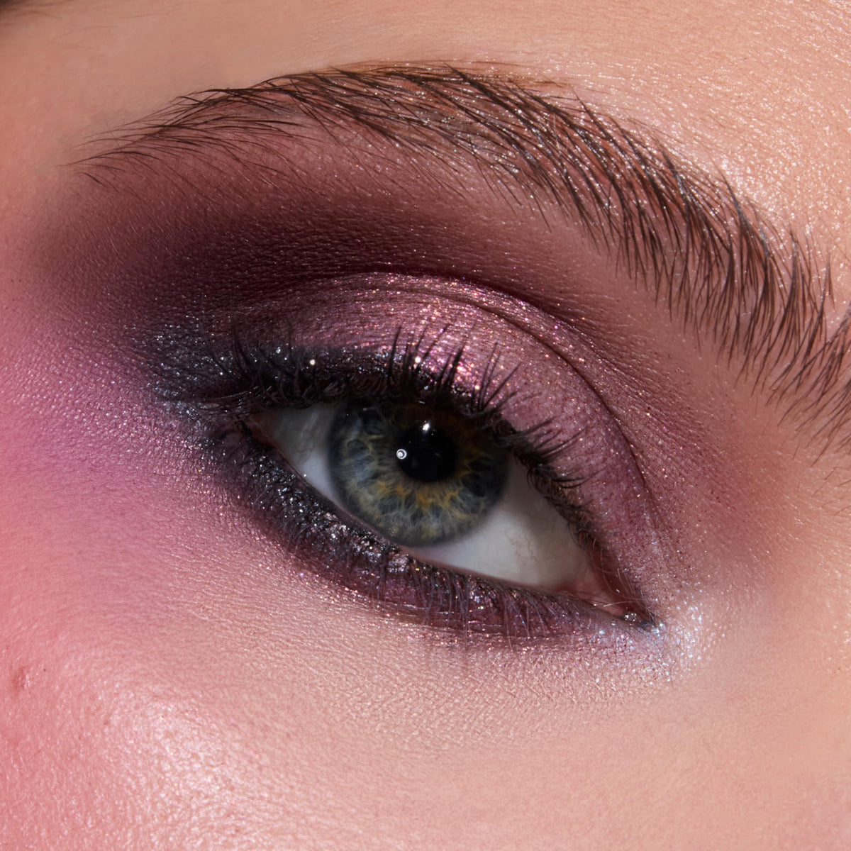 ColourPop eclipse swatch arm demonstrates true-to-pan pigmentation and blendability