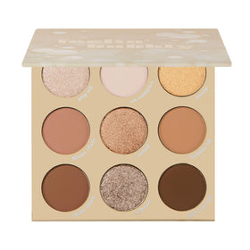 ColourPop front palette open showing brown and gold shades for versatile looks