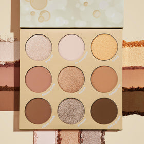 ColourPop close-up of pans displaying matte and metallic textures and payoff