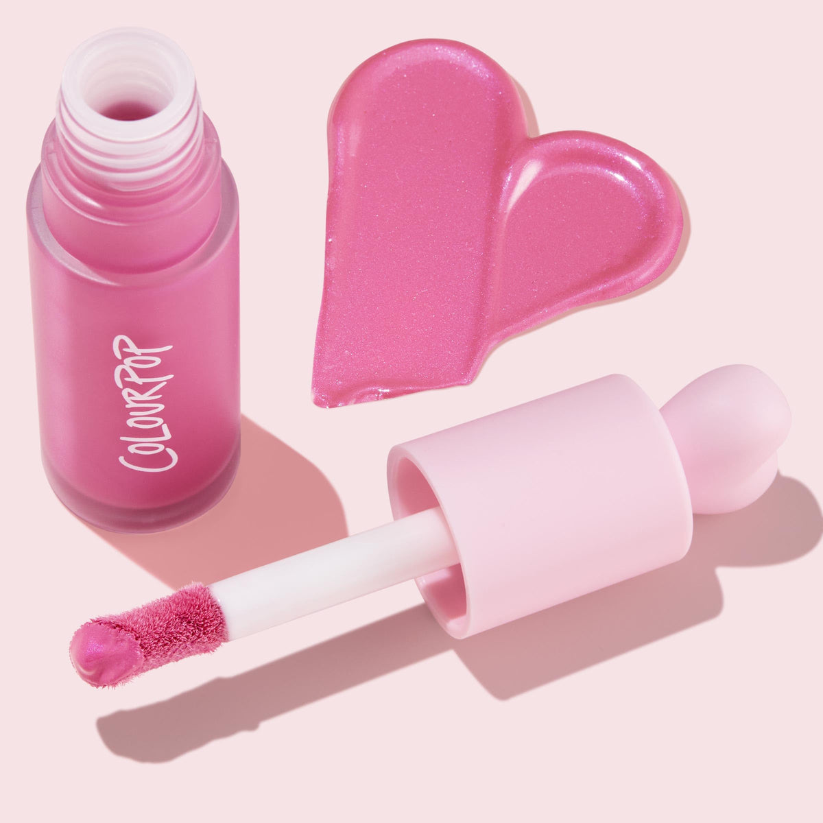 ColourPop product flatlay with packaging showcasing retail-ready presentation benefit