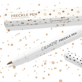 ColourPop freckle pen application in use demonstrating natural-looking freckles benefit