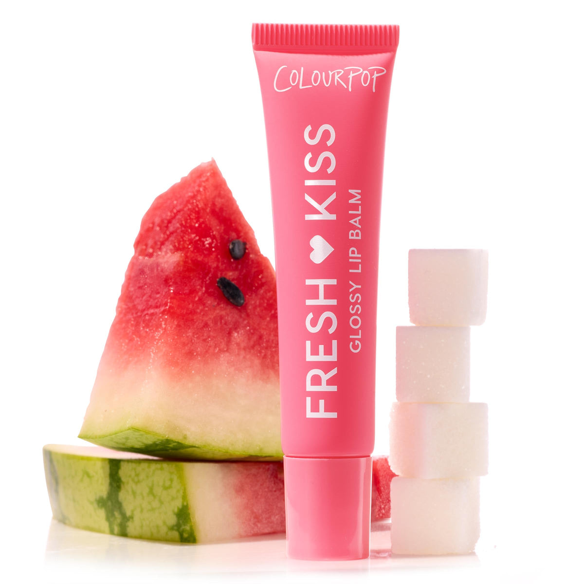 ColourPop Fresh Kiss in a handbag demonstrating portability and on-the-go use