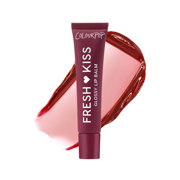 ColourPop Fresh Kiss front packaging showing glossy Wild Berry and benefits