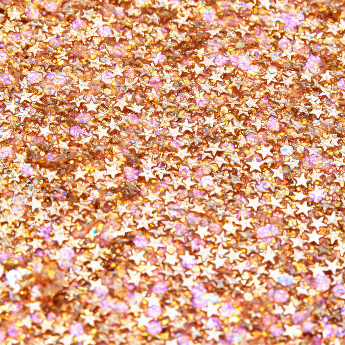 ColourPop gel texture close-up displaying multi-colored sparkle for intense shine