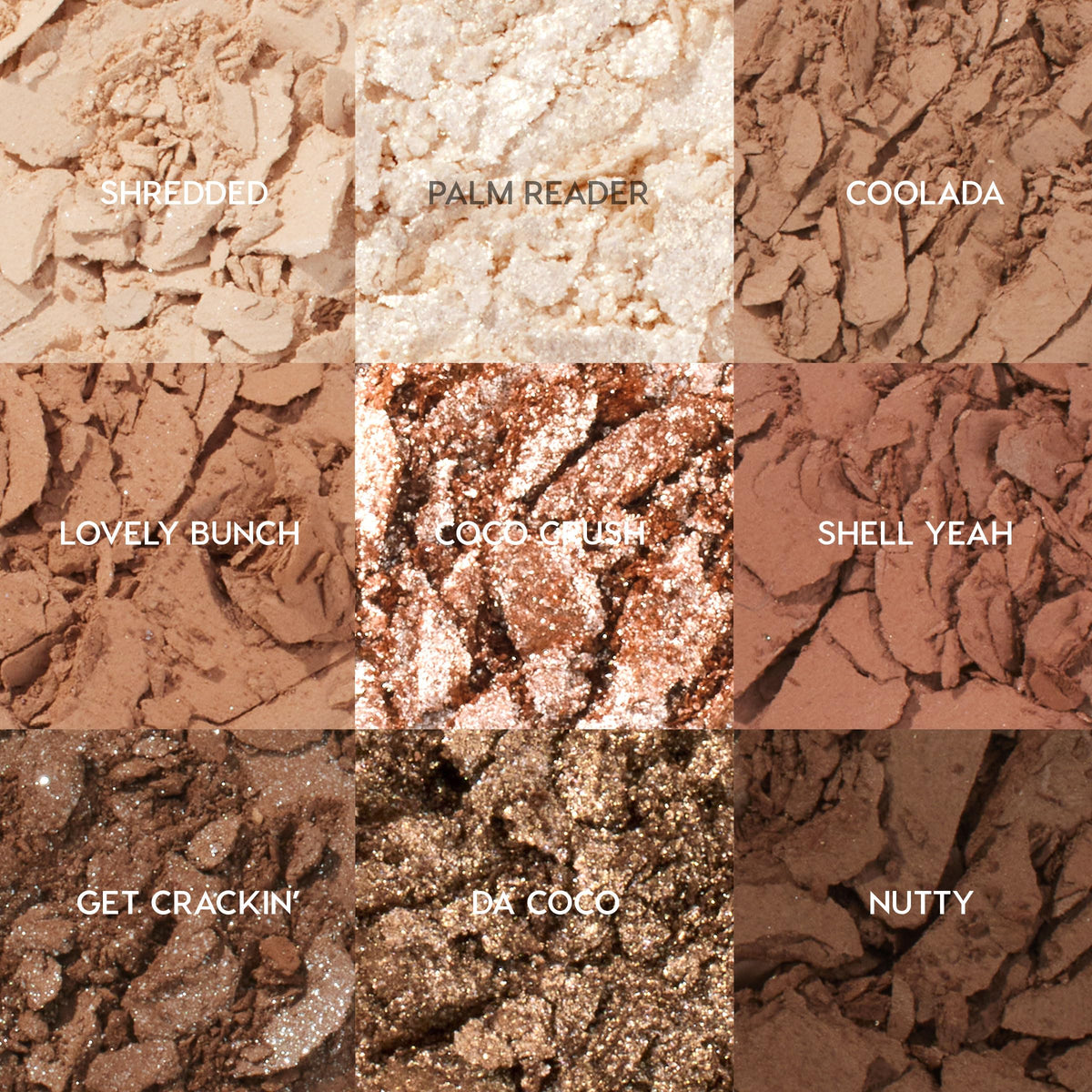 ColourPop palette next to brushes demonstrating application techniques for strong payoff