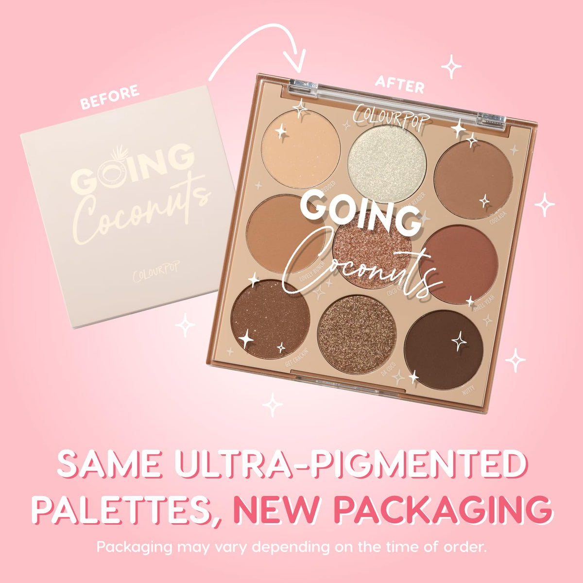 ColourPop close-up of pan texture highlighting velvety finish for smooth blending