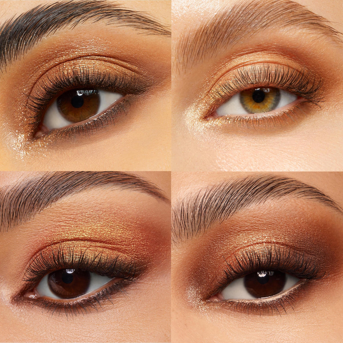 ColourPop textured swatch of multiple finishes showing smooth pigment payoff and blendability