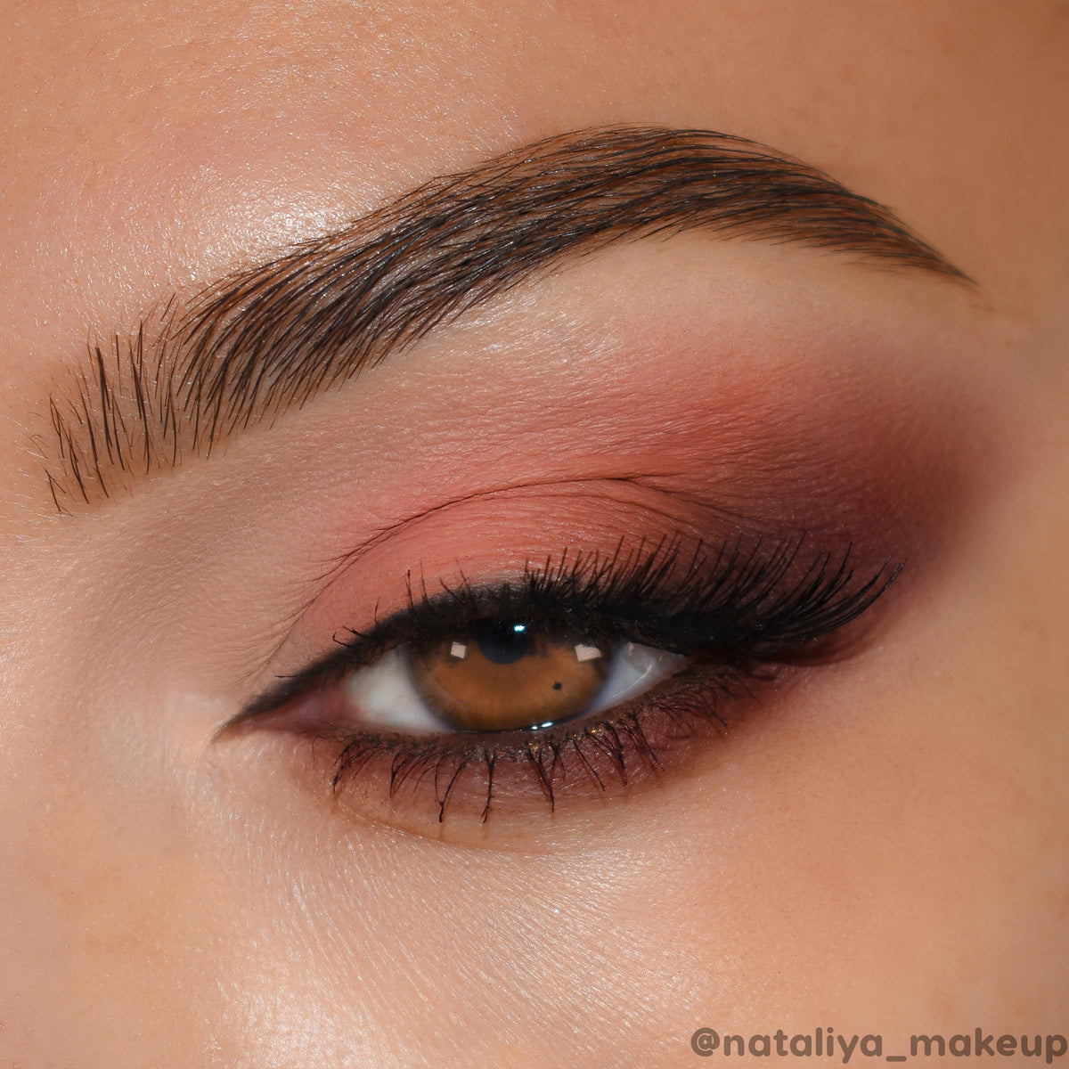 ColourPop palette in use on eyelid demonstrating layered shimmer for long-lasting wear