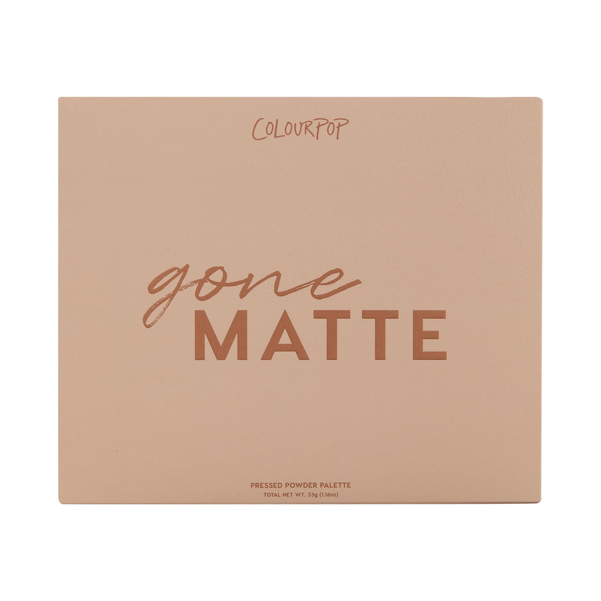 ColourPop palette on a vanity with brushes conveying on-the-go styling and versatility