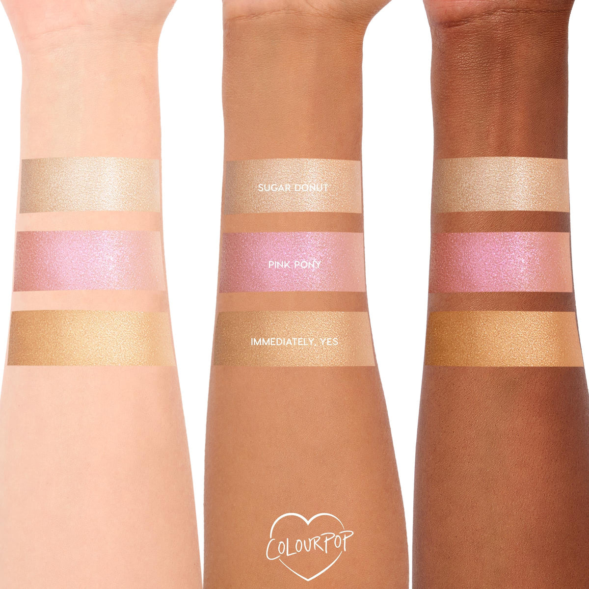 ColourPop tucked inside a makeup bag for on-the-go touch-ups