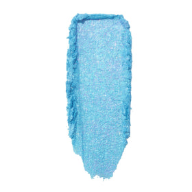 ColourPop Hydro Pump swatch on arm displaying rich blue sparkle payoff
