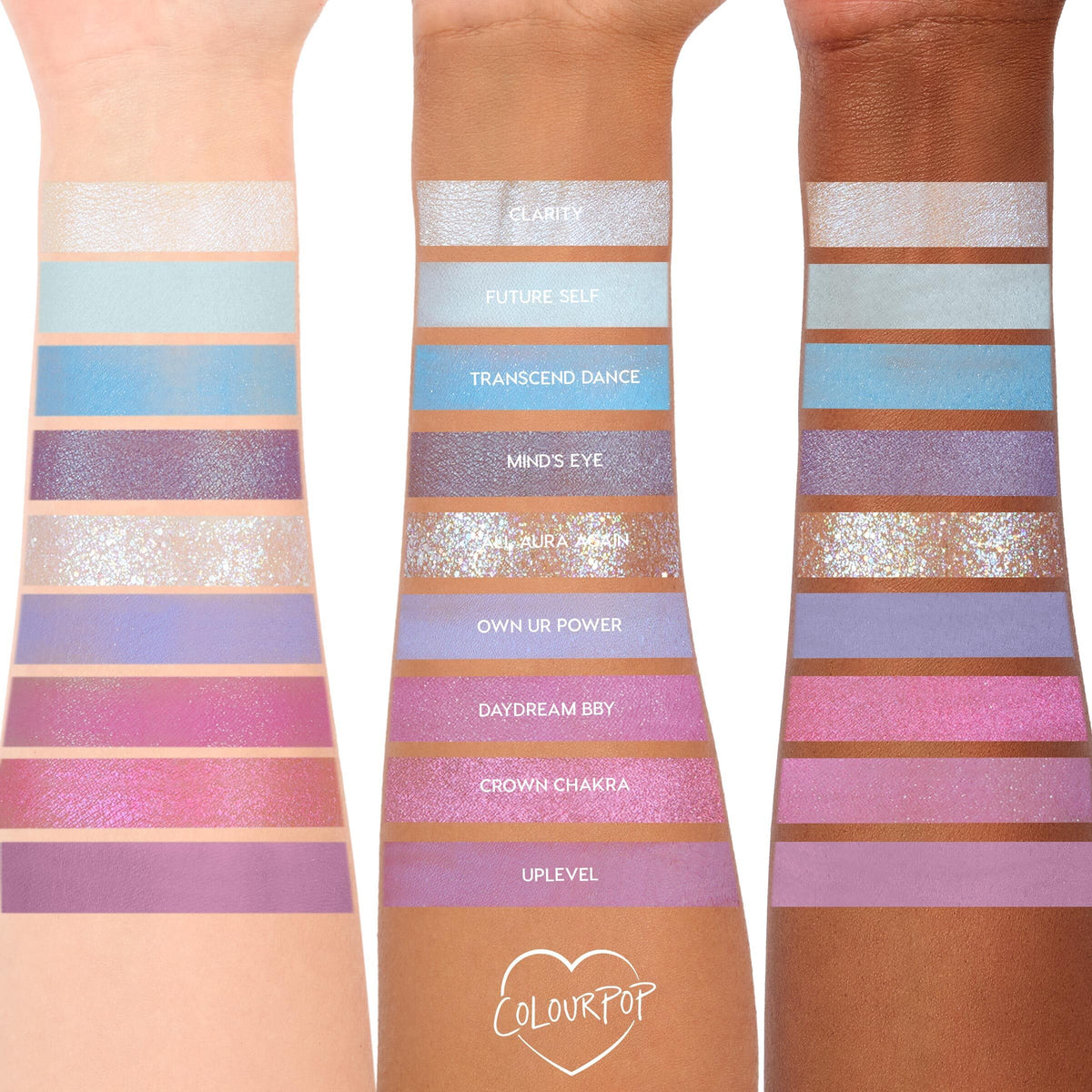 ColourPop palette staged with makeup bag to show travel-ready versatility and multifunctional use
