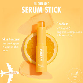 ColourPop ingredient shot with turmeric and vitamin C depiction for brightening benefits