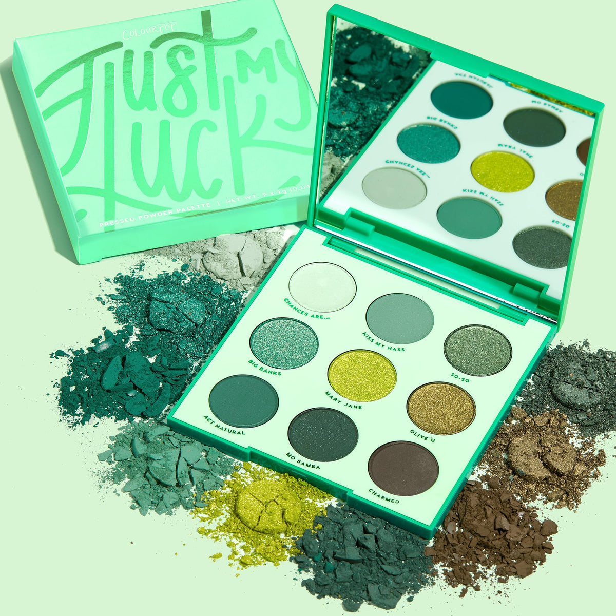 ColourPop swatch arm row displaying color range and blendability for decision-making