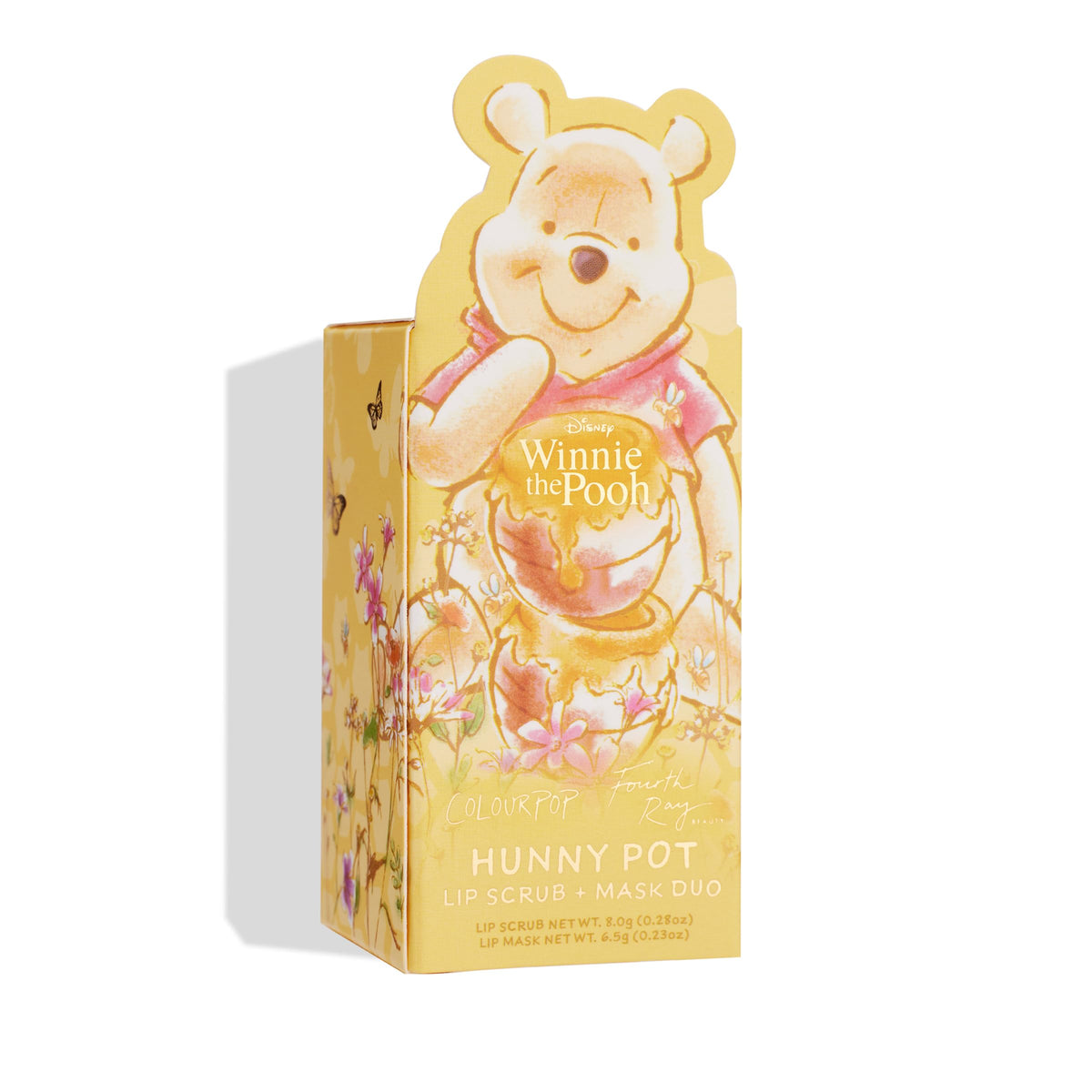 ColourPop Winnie the Pooh lifestyle flatlay highlighting collectible set and gift appeal