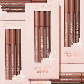 ColourPop model wearing the three shades showcasing versatile everyday looks