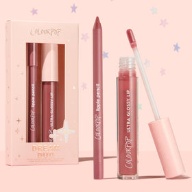 ColourPop model wearing the duo outdoors for everyday polished glamour