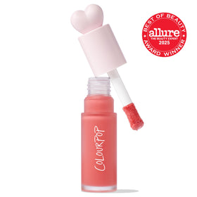 ColourPop doe-foot applicator close-up demonstrating plush tip for precise placement and smooth blending