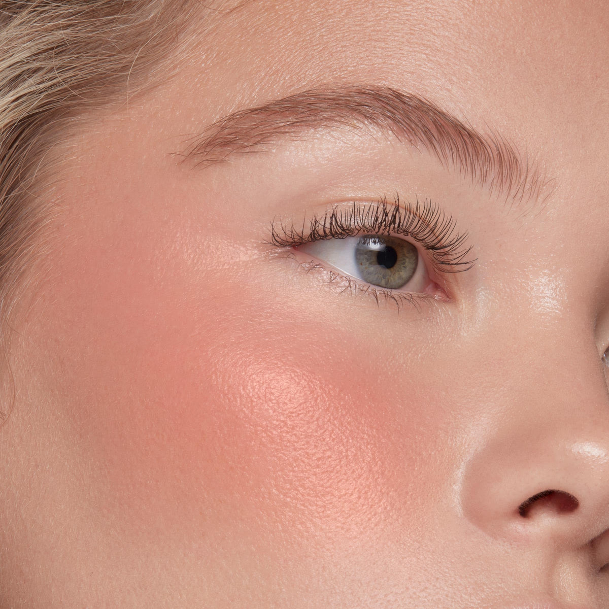ColourPop liquid blush texture swipe showing creamy, dewy finish