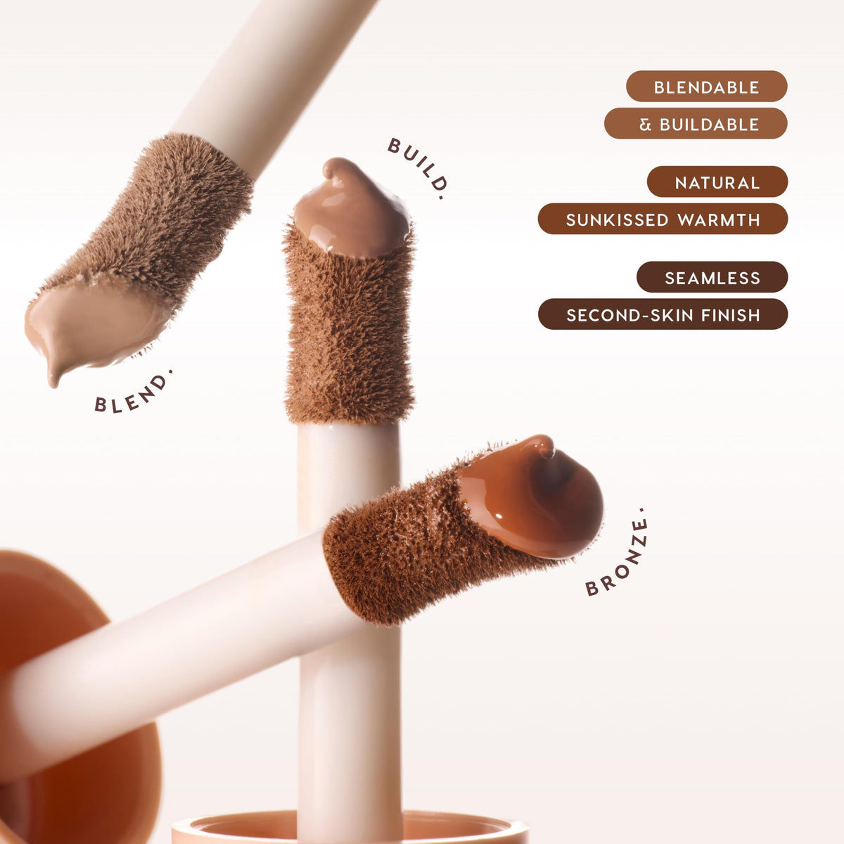 ColourPop bottle with ingredient label visible promoting squalane and vitamin E hydration