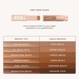 Ingredient callout showing squalane and vitamin E for ColourPop bronzer moisturizing benefits
