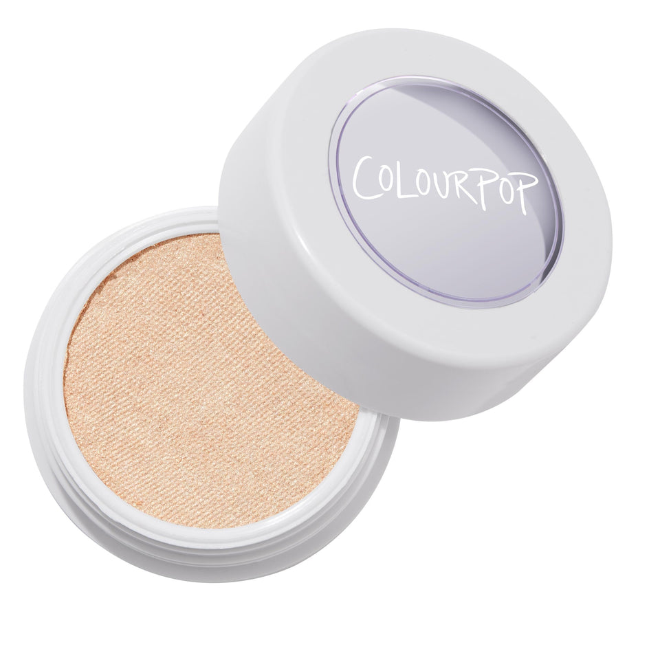 ColourPop Lunch Money front pan showing swirl pattern and compact sheen benefit glow