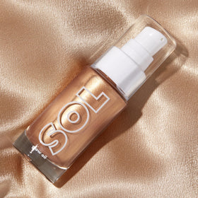 ColourPop Mini Glow Oil texture close-up highlighting oil sheen and smooth hydrating finish