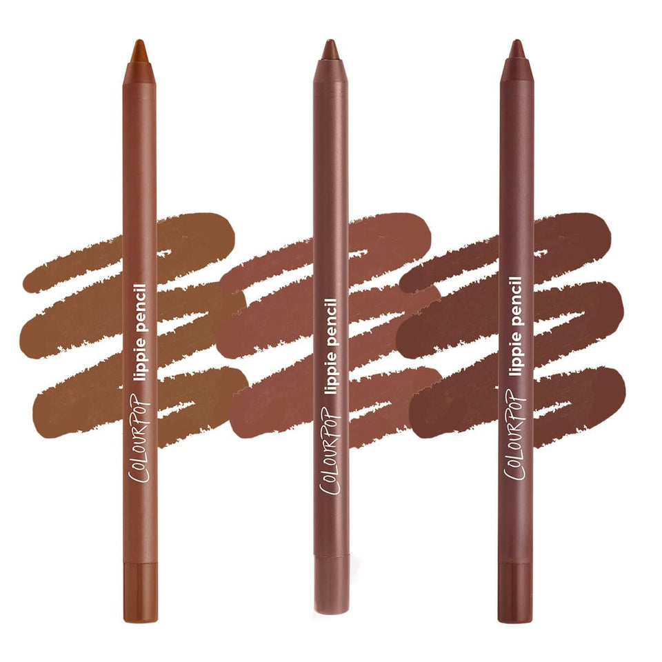 ColourPop three-piece kit front packaging showing CTRL Chain Reaction BFF3 benefits definition