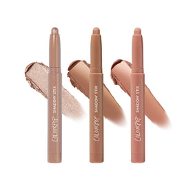 ColourPop Nude Attitude kit front packaging showing three sticks for easy selection and travel