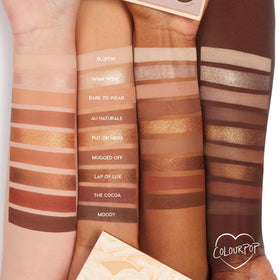 ColourPop matte texture detail highlighting smooth blendability and crease color payoff