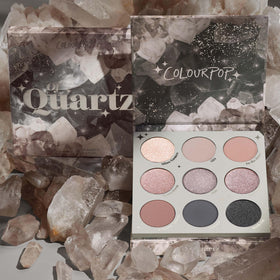 ColourPop Of Quartz applied eye look demonstrating wearable smokey definition