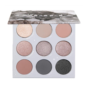 ColourPop Of Quartz front palette view showing compact sleek packaging and shade range