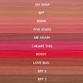 ColourPop pencils laid flat to show full shade range and compact design