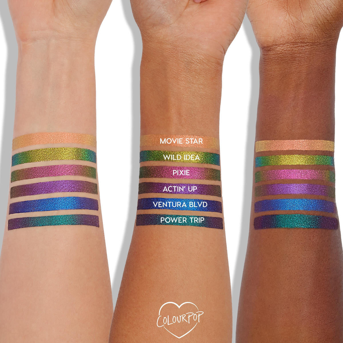 ColourPop pencil tip applied along lashline for precise definition