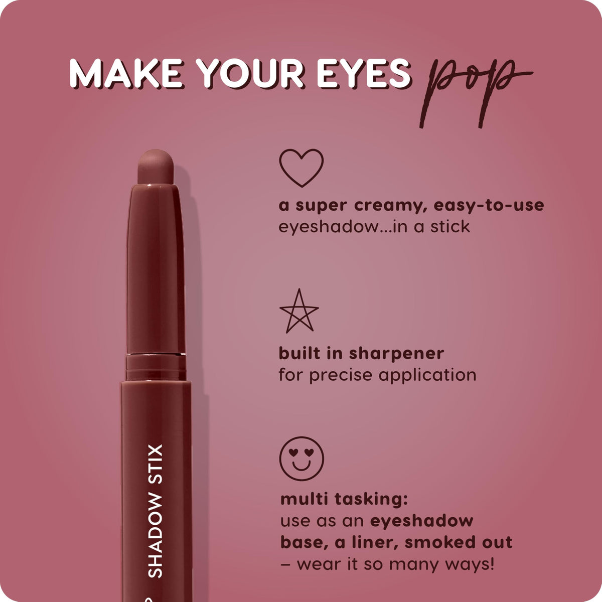 ColourPop Plum Tart being applied to eyelid demonstrating quick, blendable color