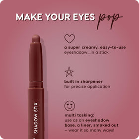 ColourPop Plum Tart being applied to eyelid demonstrating quick, blendable color