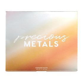 ColourPop Precious Metals styled in a flatlay with brushes for everyday makeup routines