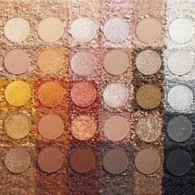 ColourPop Precious Metals close-up of pans highlighting pigment-rich finishes and depth
