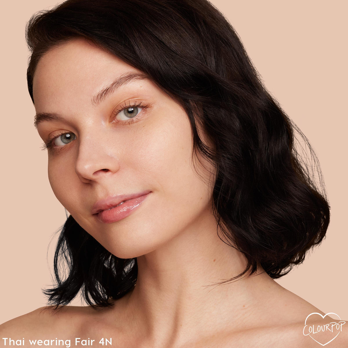 ColourPop applied with fingertips demonstrating quick, natural finish benefit
