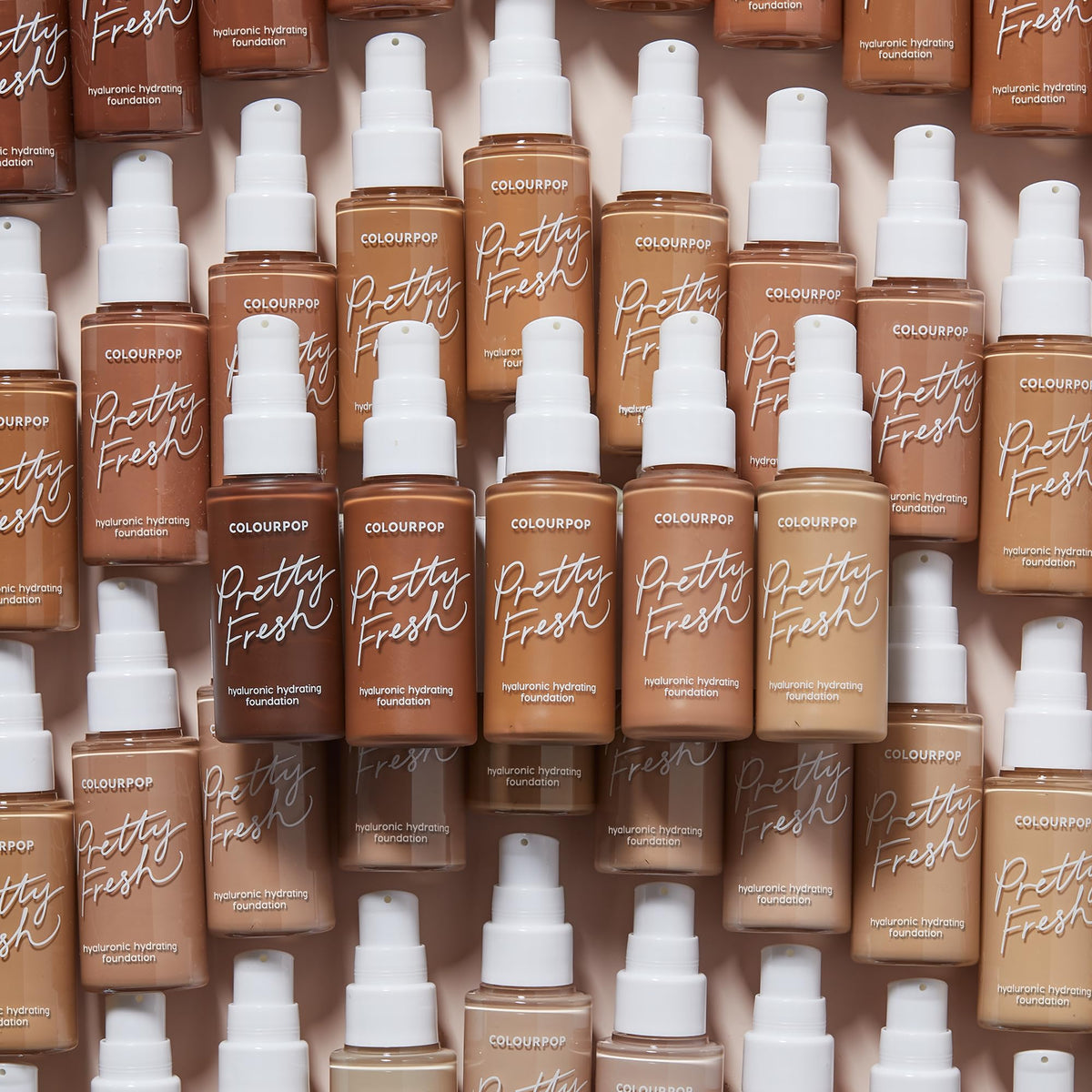 ColourPop application with blending sponge for natural, buildable coverage finish