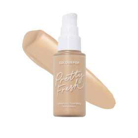 ColourPop front bottle showing label and compact packaging benefit: clear shade ID
