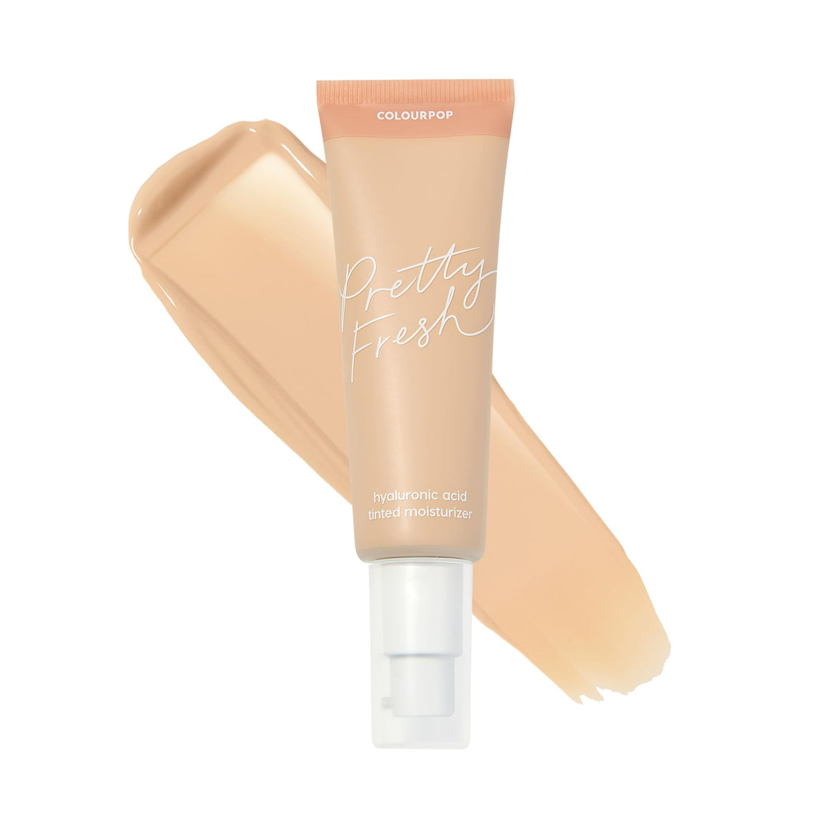 ColourPop tube front view showing Fair 4N shade and lightweight hydration