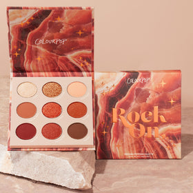 ColourPop application with brush demonstrating easy layering and intense color payoff