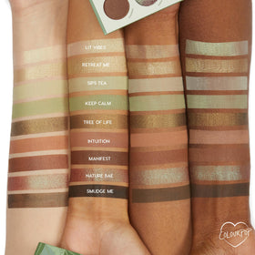 ColourPop Sage the Day matte shade texture close-up benefit: smooth blendable finish