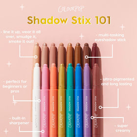 ColourPop Shadow Stix applied on model eye for a natural, wearable daytime look