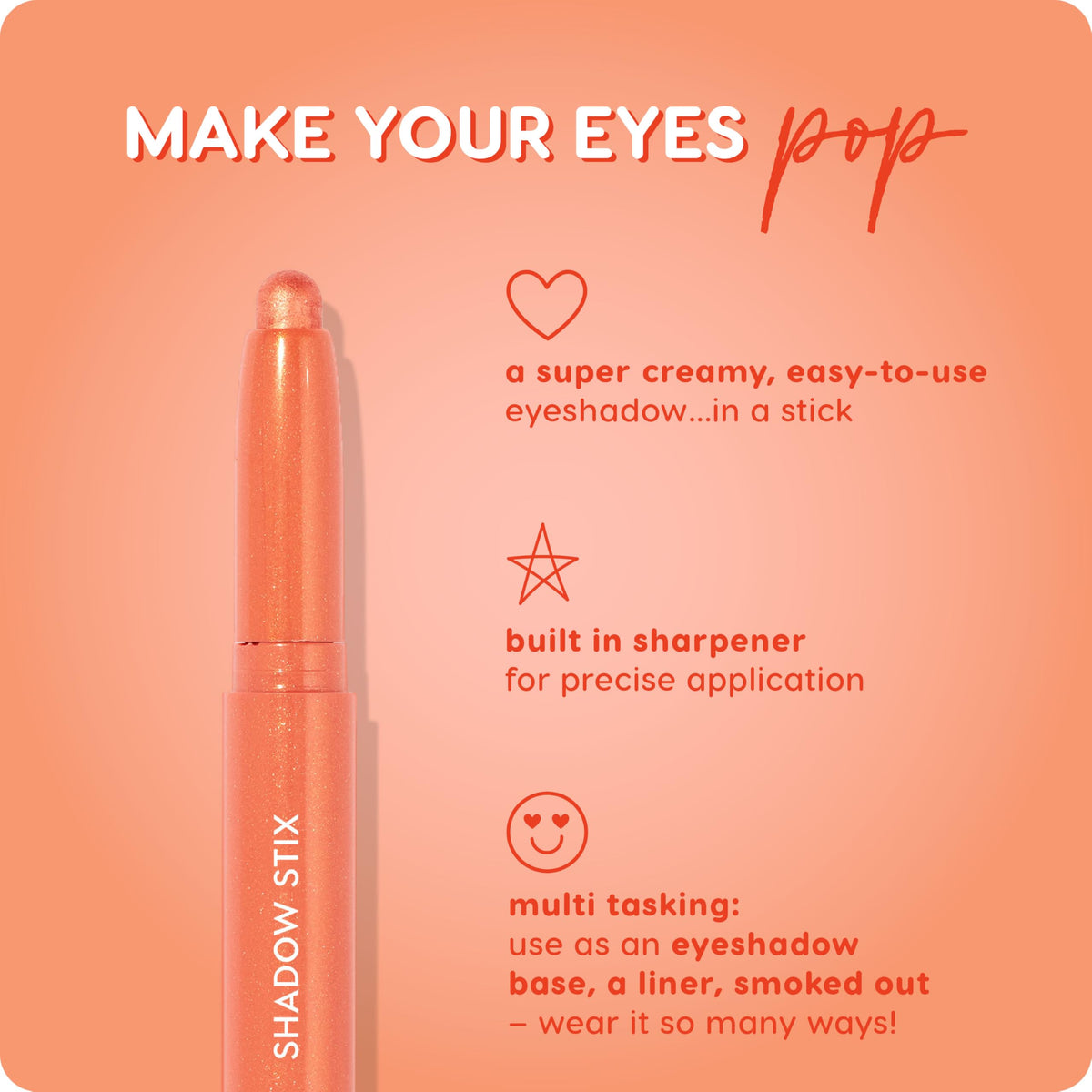 ColourPop Shadow Stix applied on eyelid showing smooth, long-lasting color payoff