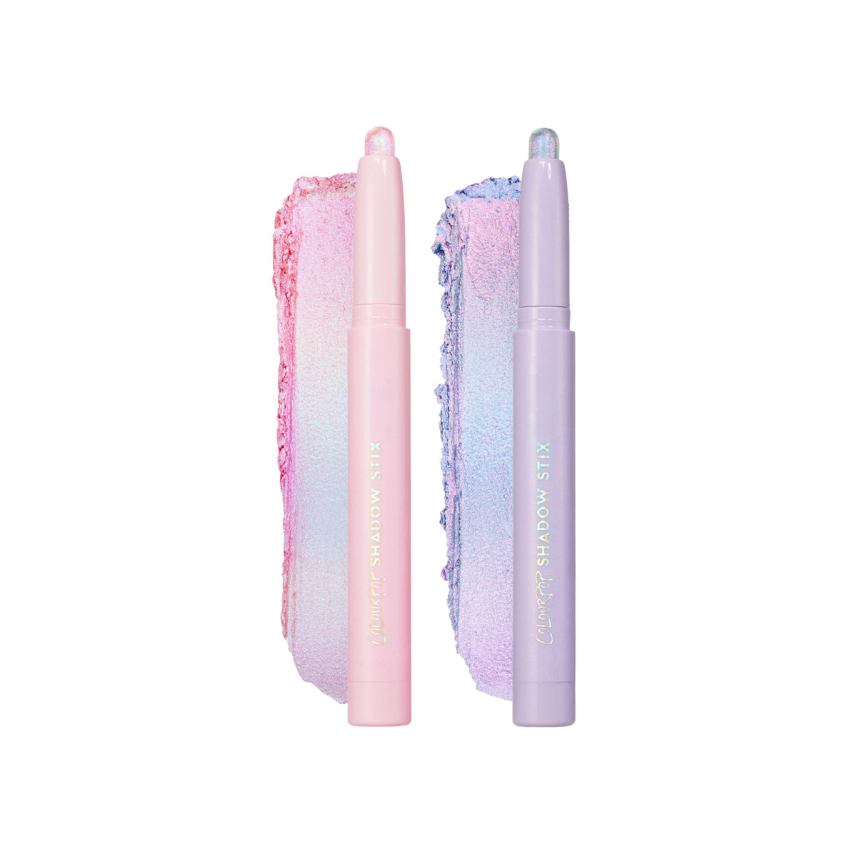 ColourPop front view of Shadow Stix duo showing packaging and shades, vibrant portable color