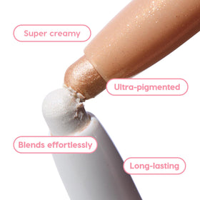 ColourPop Shadow Stix in hand showing scale for compact, travel-friendly convenience