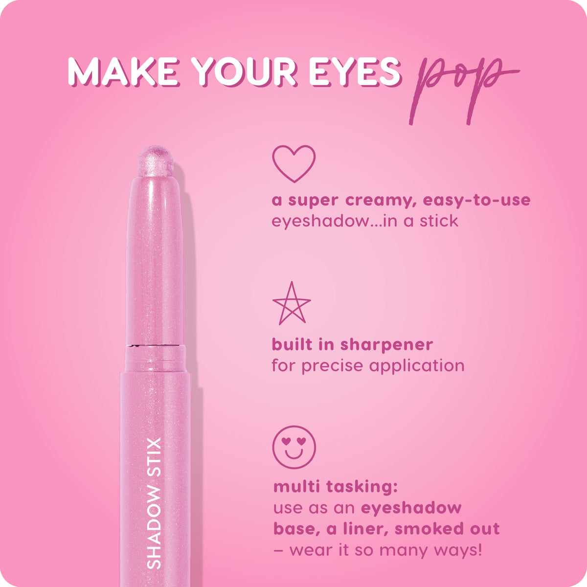 ColourPop Shadow Stix Juicy Gossip built-in sharpener detail keeps tip precise