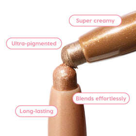 ColourPop hidden sharpener revealed with refined tip for precise liner and detail work